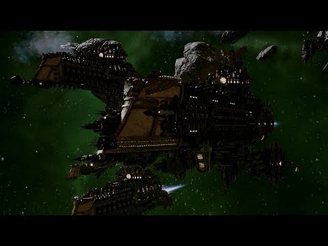 Imperial Navy vs Orkz, Heroic Difficulty + Elite Mode 1500 points - Battlefleet Gothic Armada