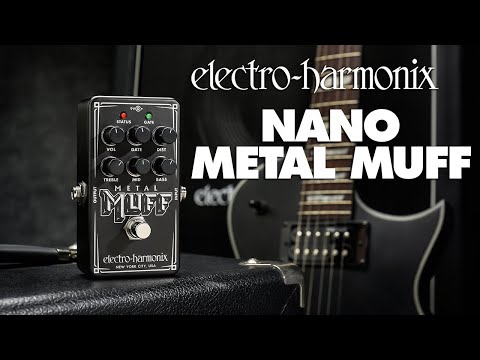 Electro-Harmonix Nano Metal Muff Distortion Effects Pedal With Noise Gate image 2