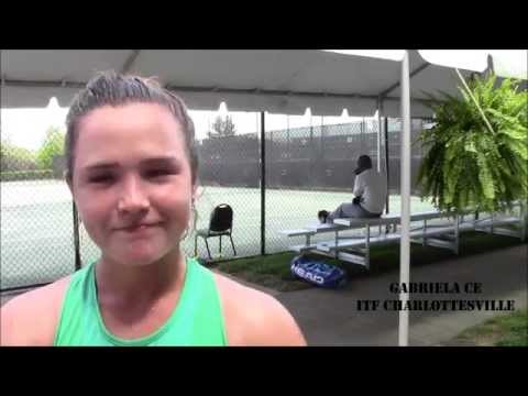 Brazil's Gabriela Ce after 1st round win at ITF/USTA Pro Circuit Charlottesville