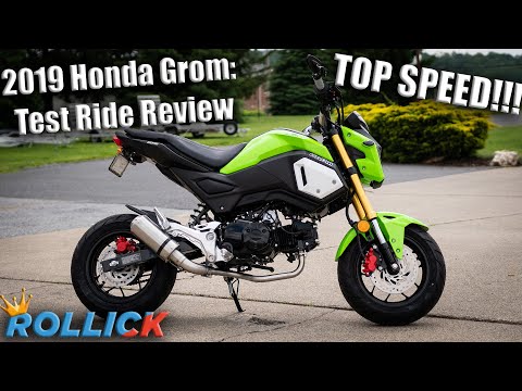 2019 Honda Grom Test Ride Review [Top Speed]
