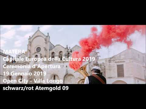 schwarz/rot Atemgold 09 @ Open City - Matera 2019