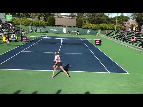 Genie Bouchard v. Kayla Day - Newport Beach, CA WTA 125k (4k 60fps) 2019