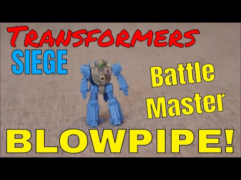 Transformers WFC Siege Battle Master Blowpipe - GotBot True Review NUMBER 484