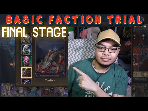 MY BASIC FACTION TRIAL FINAL STAGE TEAM! USING FRIEND LEGENDARY MAGE! WATCHER OF REALMS