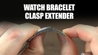 Watch Bracelet Clasp Extender