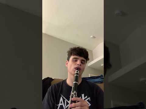 Happy by Pharrell Williams on clarinet ￼
