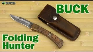 Buck Folding Hunter (0110MBSLE-B) - відео 1