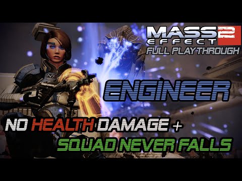 Mass Effect 2 LE Engineer FULL Playthrough(Insanity, No Medi-Gel, No Health Damage, No Squad Death)