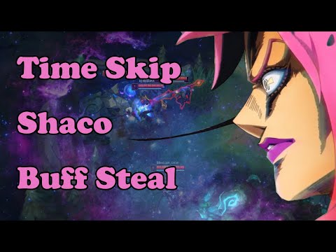 Time Skip Shaco Buff Steal | What if Diavolo plays LoL