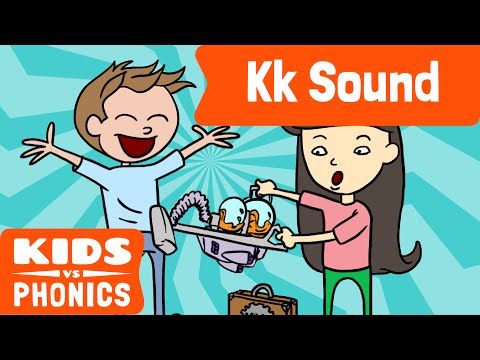 Kk | Fun Phonics | How to Read | Made by Kids vs Phonics
