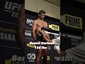 Beneil Dariush makes weight ahead of the UFC 289 co-main event ? #shorts