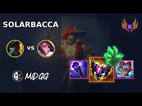 MID.GG: [ solarbacca ] Gangplank TOP vs Fiora | NA MASTER | LOL Season 2025