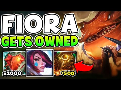 This is why you NEVER pick Fiora into SRO's Tahm Kench (SHE WAS BEYOND TILTED)