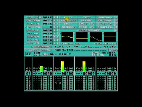 Protracker 2 clone jungle tunes - Time Of My Life (158 BPM)
