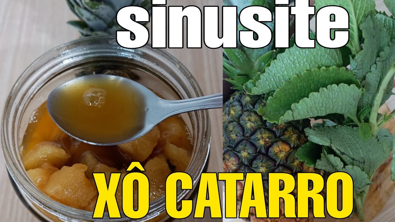 XAROPE CASEIRO para  SINUSITE  MUCO NA GARGANTA (Pigarro, Catarro, Secreção..)