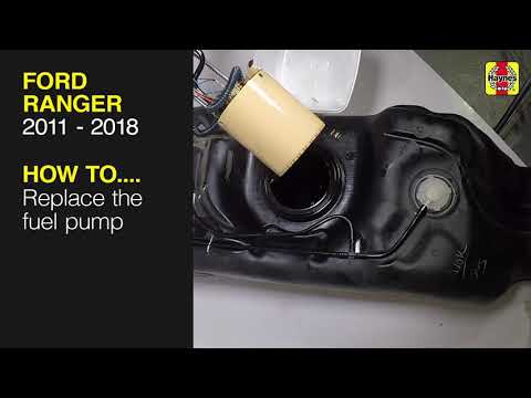 How to Replace the fuel pump on the Ford Ranger 2011 to 2018
