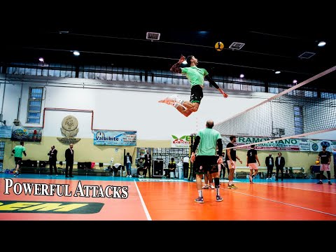 Волейбол Powerful Pipe Attacks | Best Volleyball Spikes (HD)