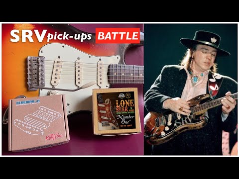 SRV pickups BATTLE - KINGTONE Bluebird J1 vs MARK FOLEY Lone Star (NO TALKING)