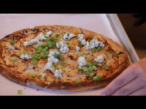 Buffalo Chicken Pizza With Blue Cheese Crumbles : Cheese Dishes & More