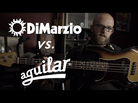 DiMarzio vs. Aguilar Bass Pickup Comparison
