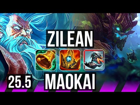 ZILEAN & Tristana vs MAOKAI & Corki (SUP) | 5/4/21 | KR Challenger | 25.5