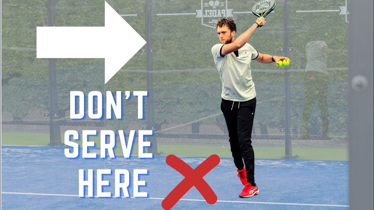 Serve placement: sidewall, middle and body
