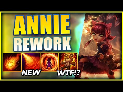 WTF!? ANNIE IS NOW ACTUALLY AN INSANE SUPPORT! (NEW SHIELD ABILITY!)  - League of Legends