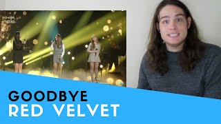 Voice Teacher Reacts to Red Velvet - Goodbye | 레드벨벳 - 안녕 [Immortal Songs 2]