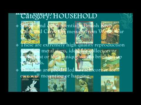 Vintage Signs and Retro Signs UK