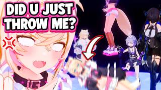 Biboo Accidentally YEET Mococo in 3D is Peak Comedy 【Hololive】