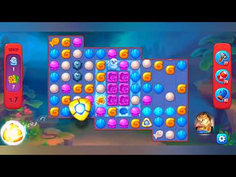 фишдом 2022 # 10531 уровень - прохождение без бустеров # Fishdom,  10531  level - no Boosters.