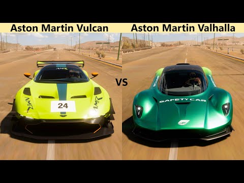 Forza Horizon 5 - Aston Martin Vulcan & Valhalla Comparison