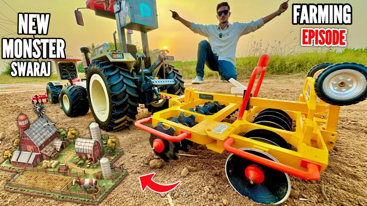I did Farming With RC Monster Swaraj 855 - Chatpat toy TV