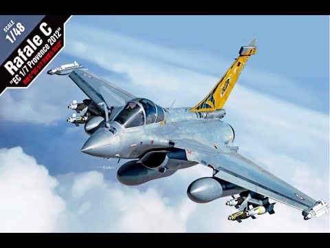 Сборная модель самолет Rafale C "EC 1/7 Provence 2012" (Academy 12346)
