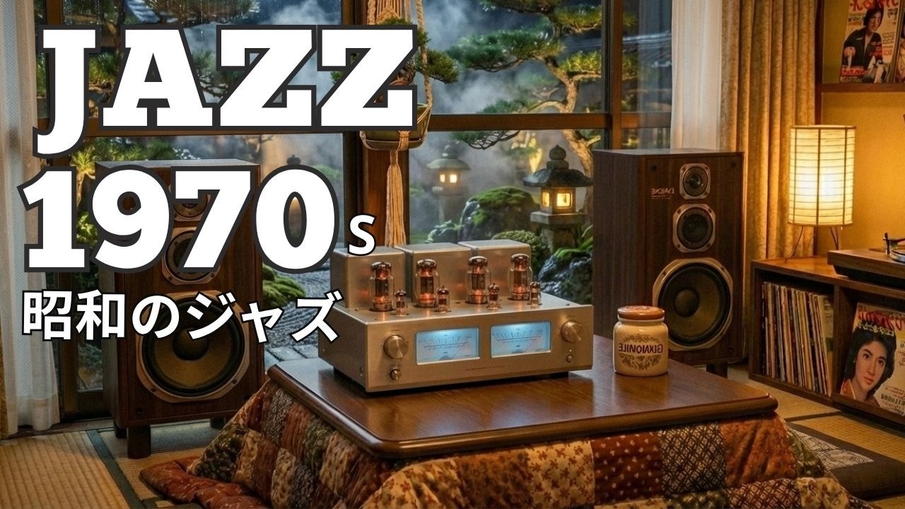 1970年代の追憶と窓辺の灯火 - 真空管アンプの温もりとアナログの深い余韻 | JAZZ BGM
