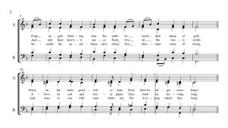 It came upon a midnight clear (arr. Willcocks) - SOPRANO learning aid