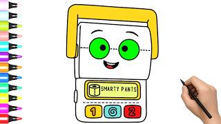 How to Draw Smarty Pants From Toy Story 5 |  Step by Step Tutorial