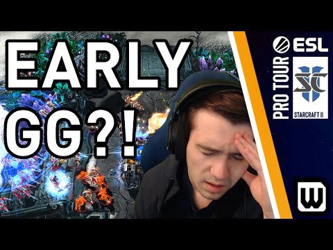 EARLY GG?! Starcraft 2 ESL Open - Trap (Protoss) vs Special (Terran)