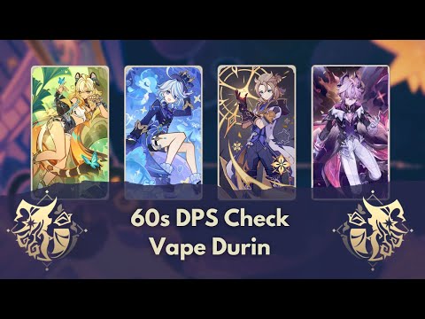 60s DPS Check (Xilonen - Furina - Albedo - Durin)