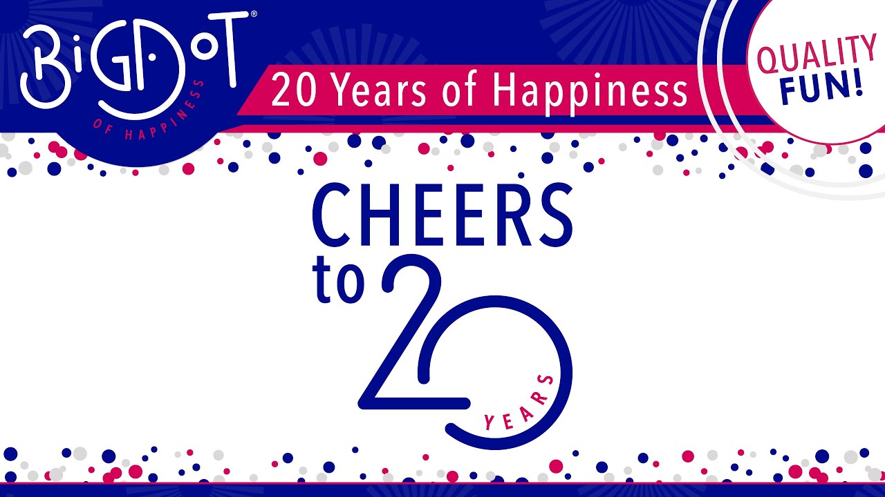 Celebrating 20 Years of Happiness | Big Dot of Happiness
