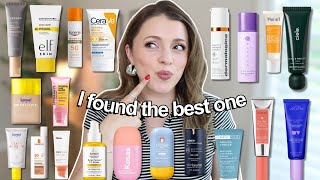 Ranking 20+ Face SPFs I've Tried ... my top picks, which to avoid, my husband's fave