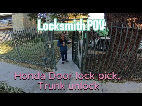 2007 Honda Accord Trunk & Door Lockout Oxnard CA #HondaAccord #Locksmith #Oxnard #EZCarKeyz