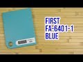 First FA-6401-1-BL - видео