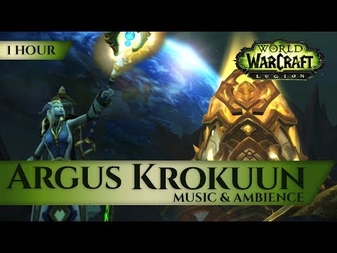 Argus, Krokuun - Music & Ambience (1 hour, 4K, World of Warcraft Legion Shadow of Argus 7.3)