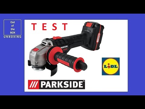 Parkside Performance Cordless Angle Grinder 20V PWSAP 20-Li B2 REVIEW TEST (Lidl 20V 125mm)