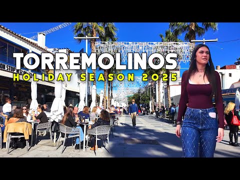 Torremolinos Spain Beautiful Town December 2025 Update Holiday Season Costa del Sol | Málaga [4K]