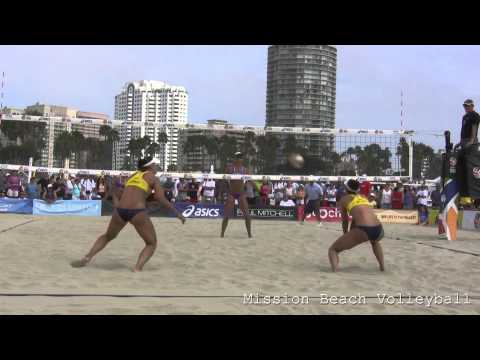 2014 WSOBV Long Beach USA vs ESP Womens Quarter Final Fendrick/Sweat vs Fernandez/Baquerizo