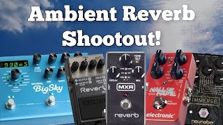 Ambient Reverb Shootout! (Strymon, Neunaber, MXR, Boss, TC Electronic.)