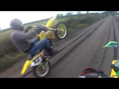 Enduro Maniacy #4 Odpalanie bizona/Wheelie/Szybka jazda/Stary pryk w akcji