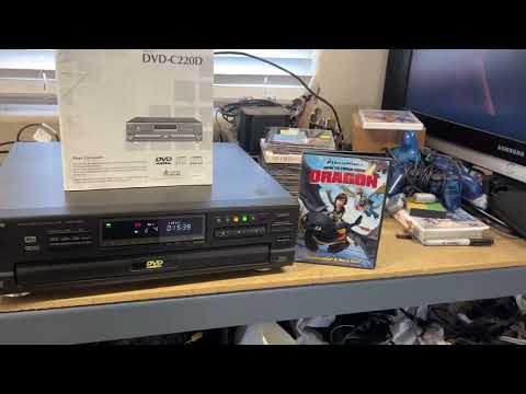 Panasonic DVD C220 5-Disc Multi CD DVD Changer Player w/ Remote & Instructions; Tested image 13